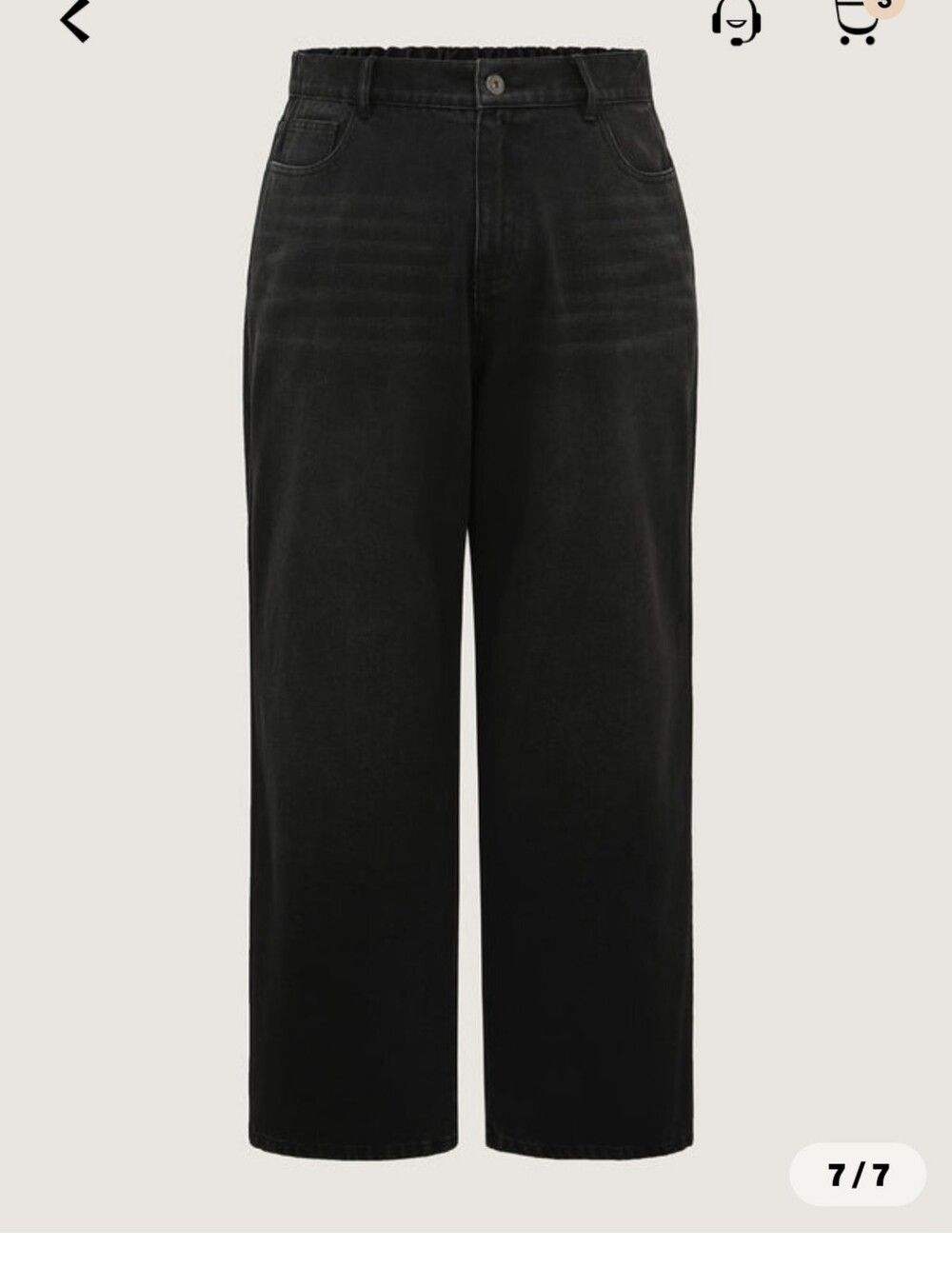 Cotton Vintage Wash Stretchy Boyfriend Jeans